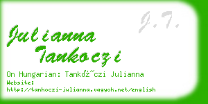 julianna tankoczi business card